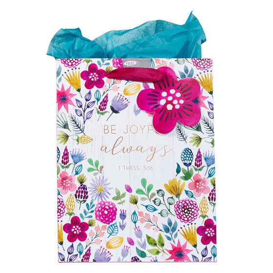 Be Joyful Medium Gift Bag - Re-vived