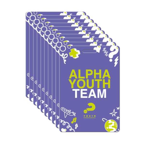 Lanyard Card: Alpha Youth Team (Pack of 10)