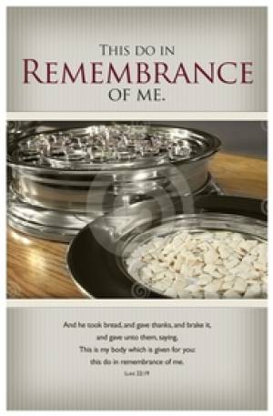 Do This In Remembrance Of Me Bulletin (Pack of 100) - Re-vived