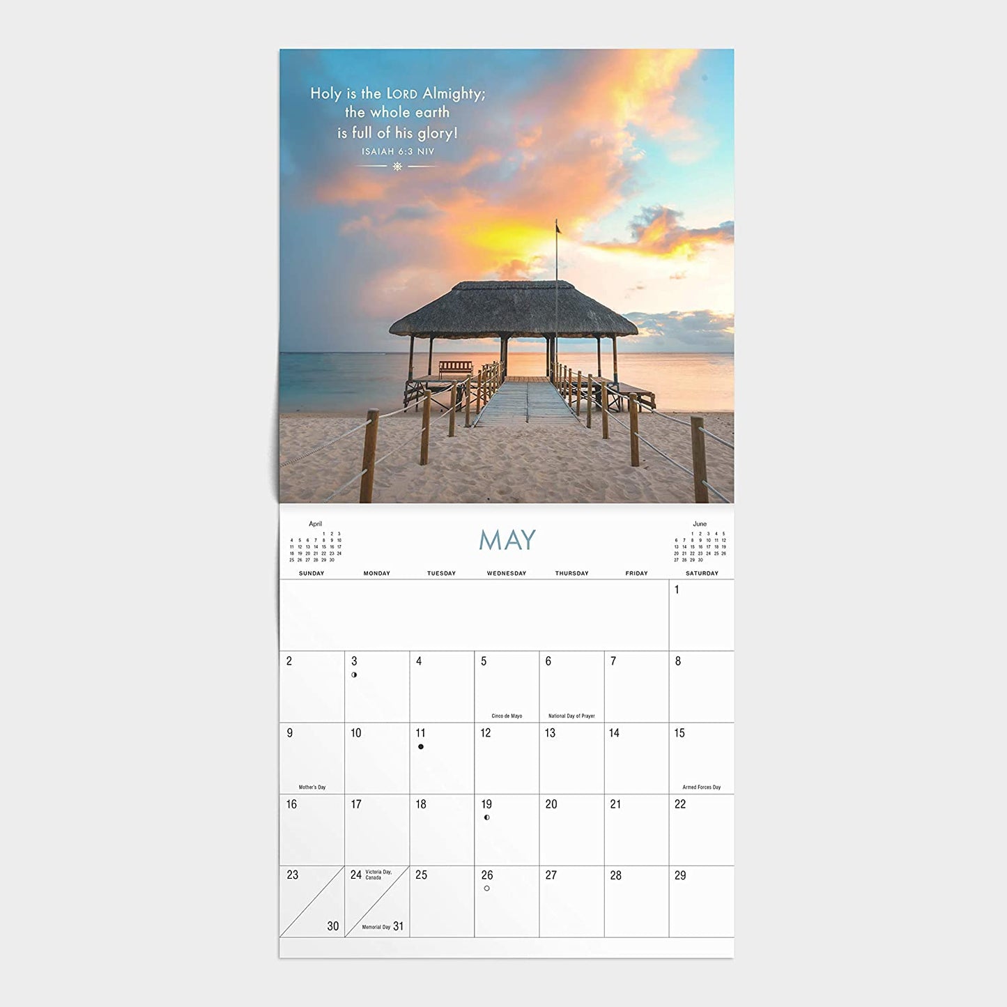 2021 Calendar: Footprints