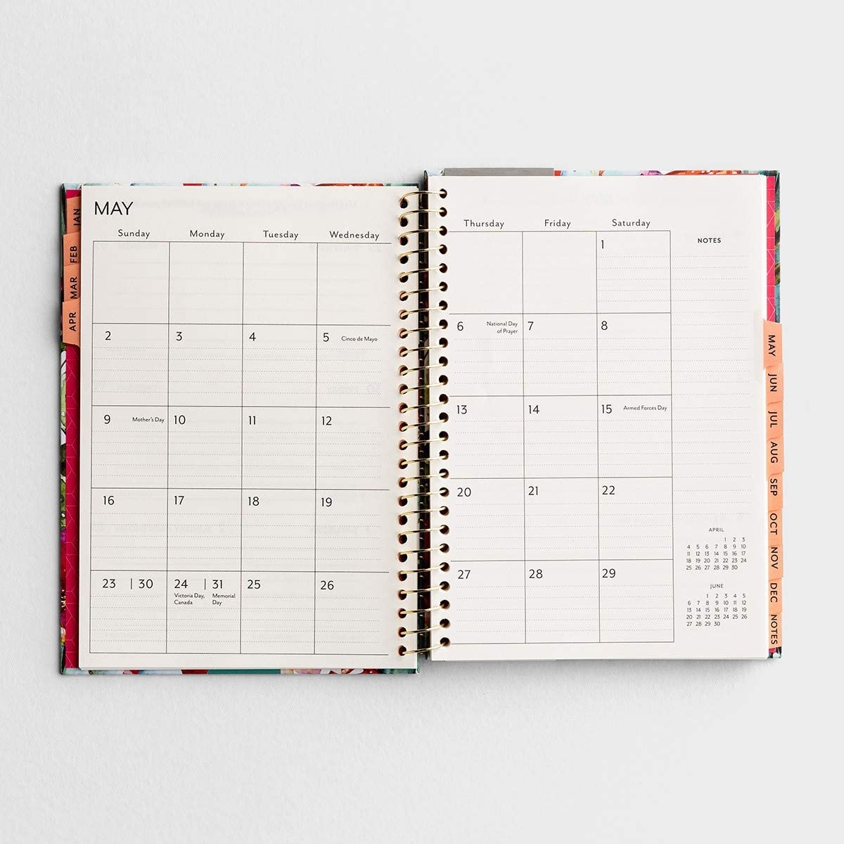 2021 Week To View Planner: Cactus Flower
