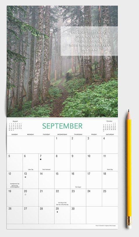 2021 Mini Wall Calendar: Psalms