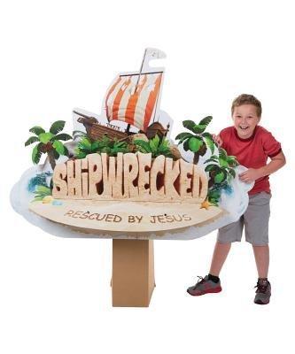 VBS Shipwrecked Logo Display