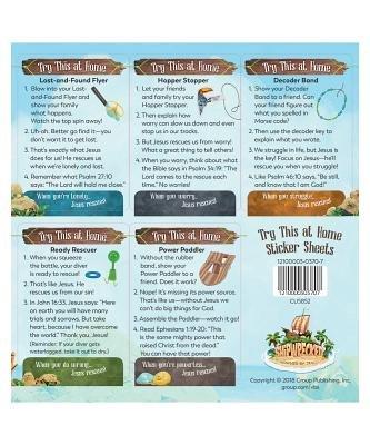 VBS Try This At Home Sticker Sheets (Pack of 10)