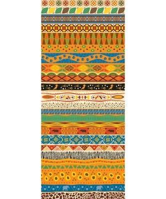 African Pattern Plastic Backdrop