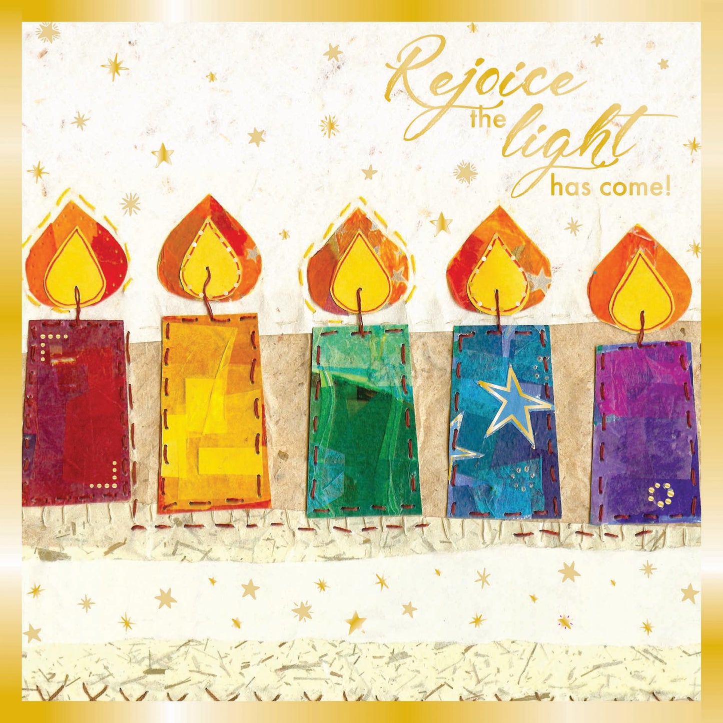 Rejoice, the Light Has Come Luxury Christmas Cards (10 Pack)