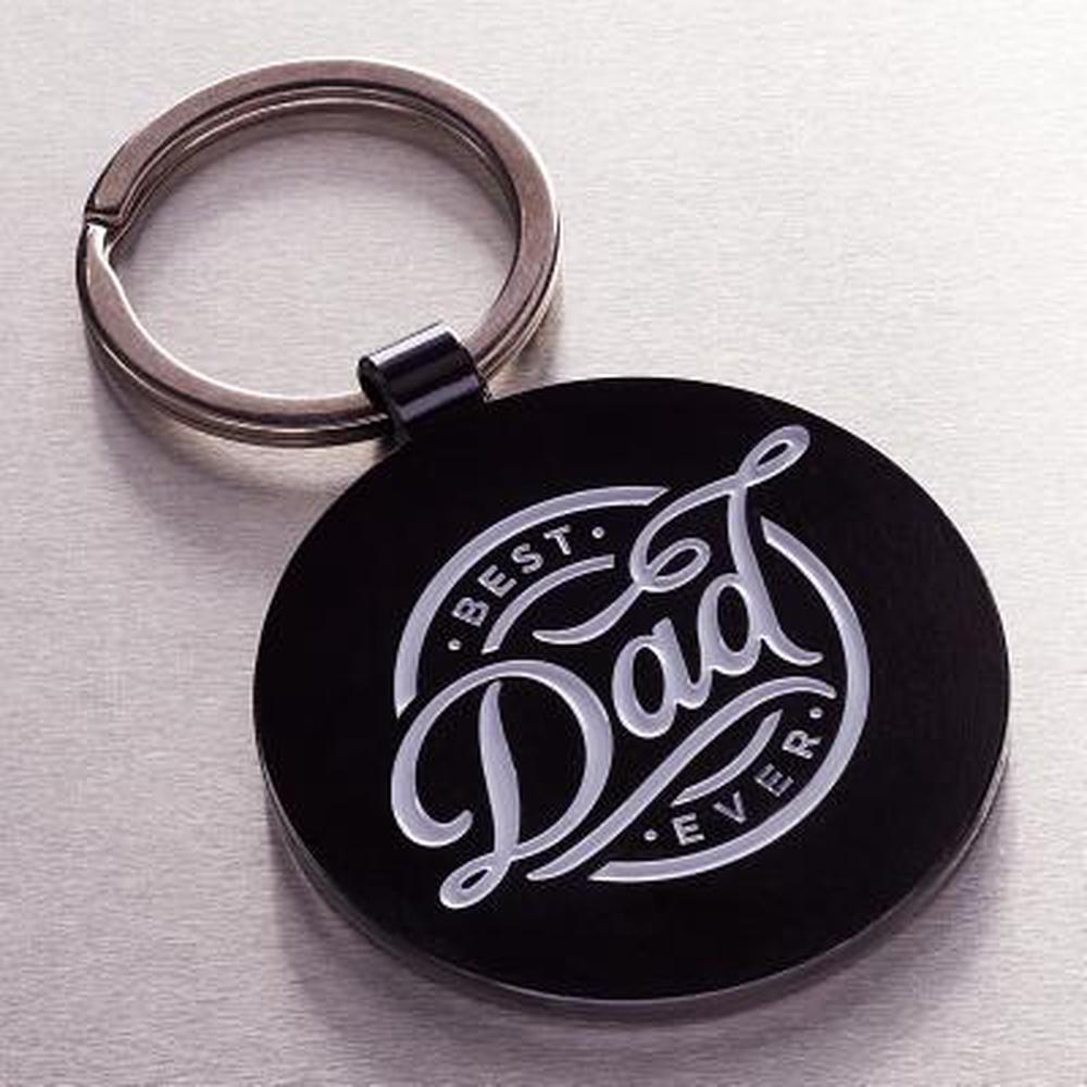 Best Dad Ever Keyring in Tin