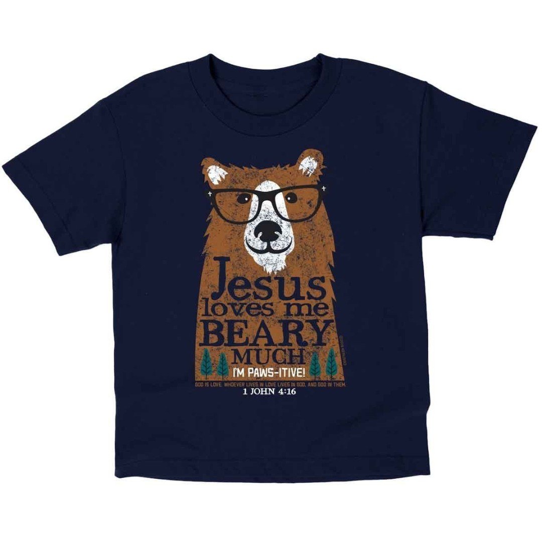 Beary Much Kids T-Shirt, Small