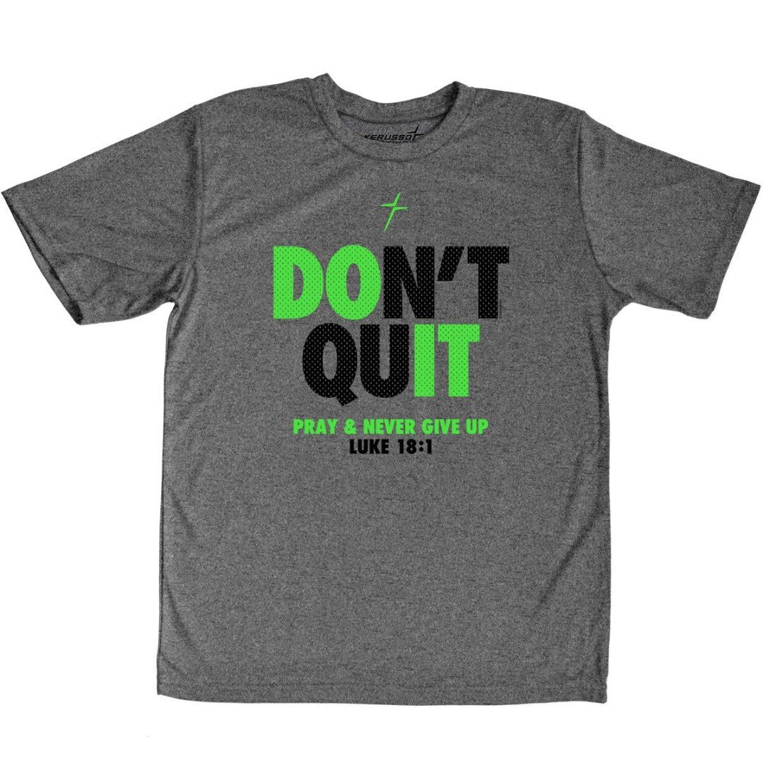 Don't Quit Kids Active T-Shirt, Medium