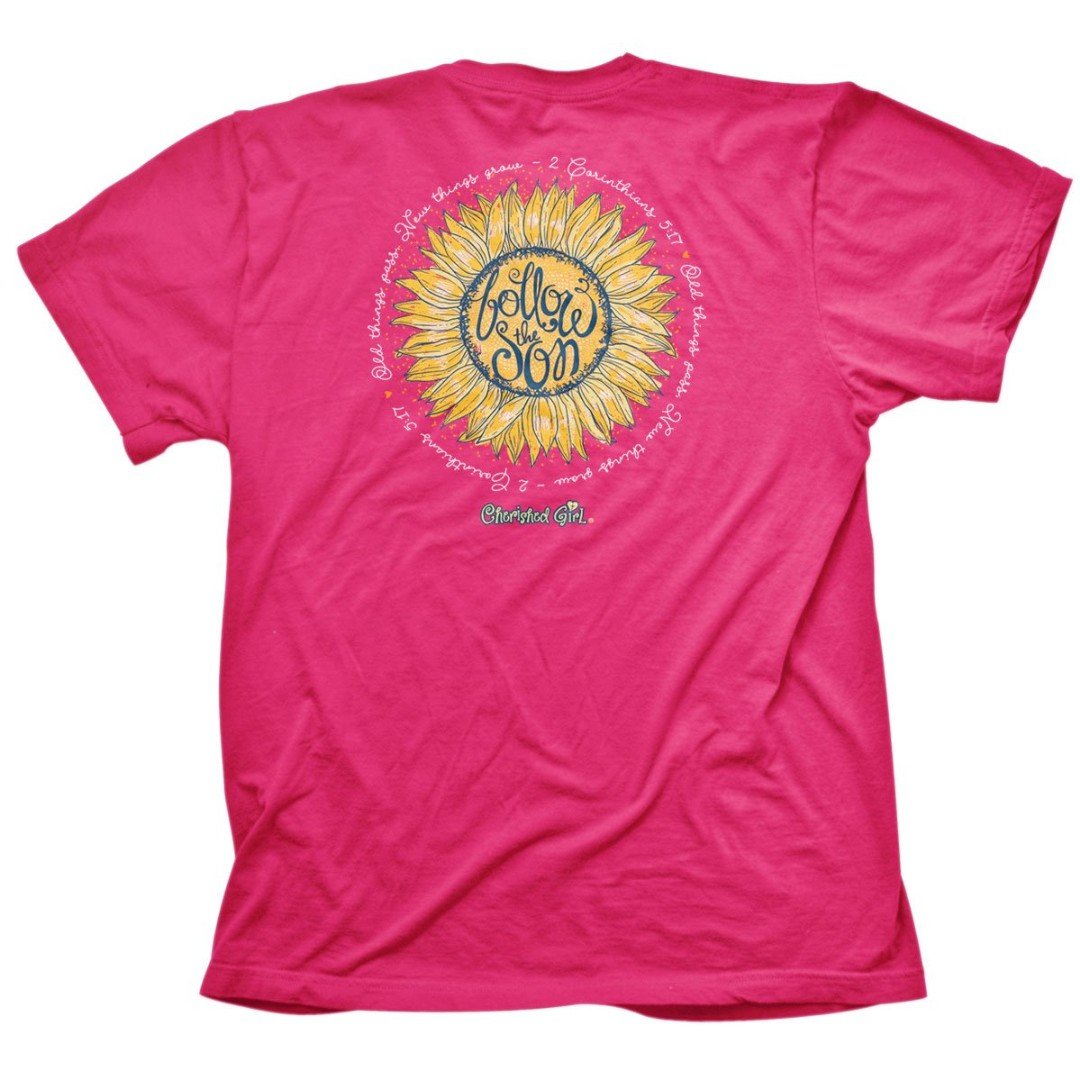 Cherished Girl Son Flower T-Shirt, Large