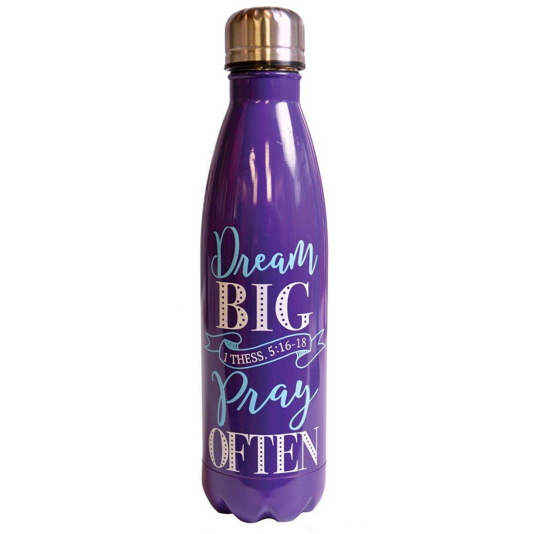 Dream Big Stainless Steel Water Bottle