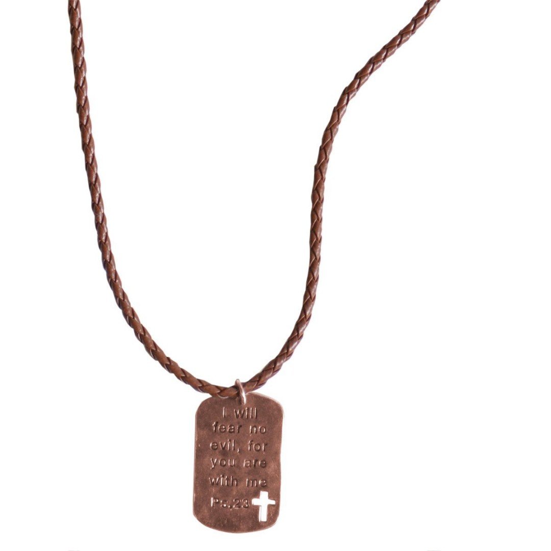 Faith Gear Fear No Evil Men's Necklace