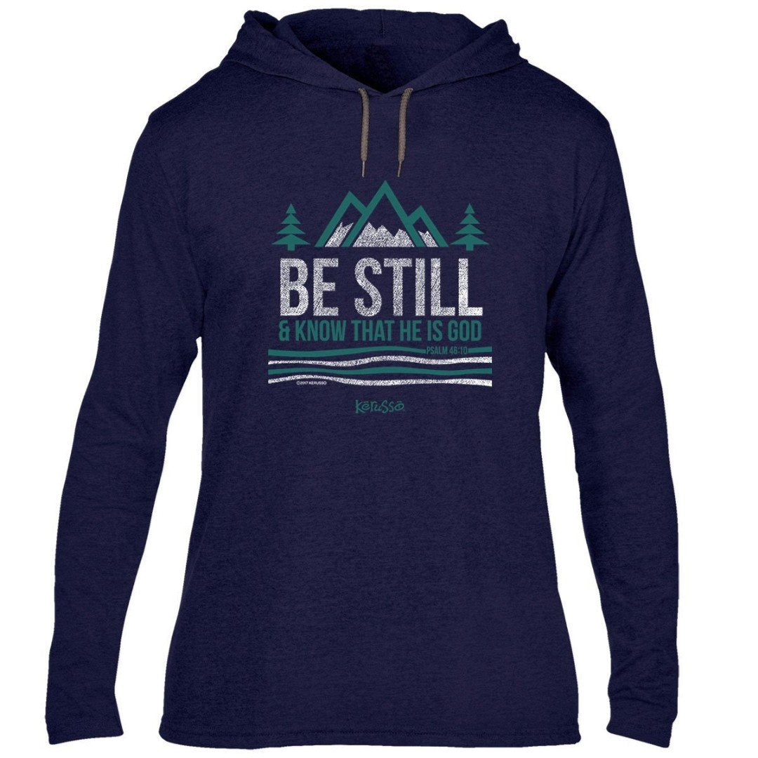 Be Still And Know Hooded T-Shirt, Large