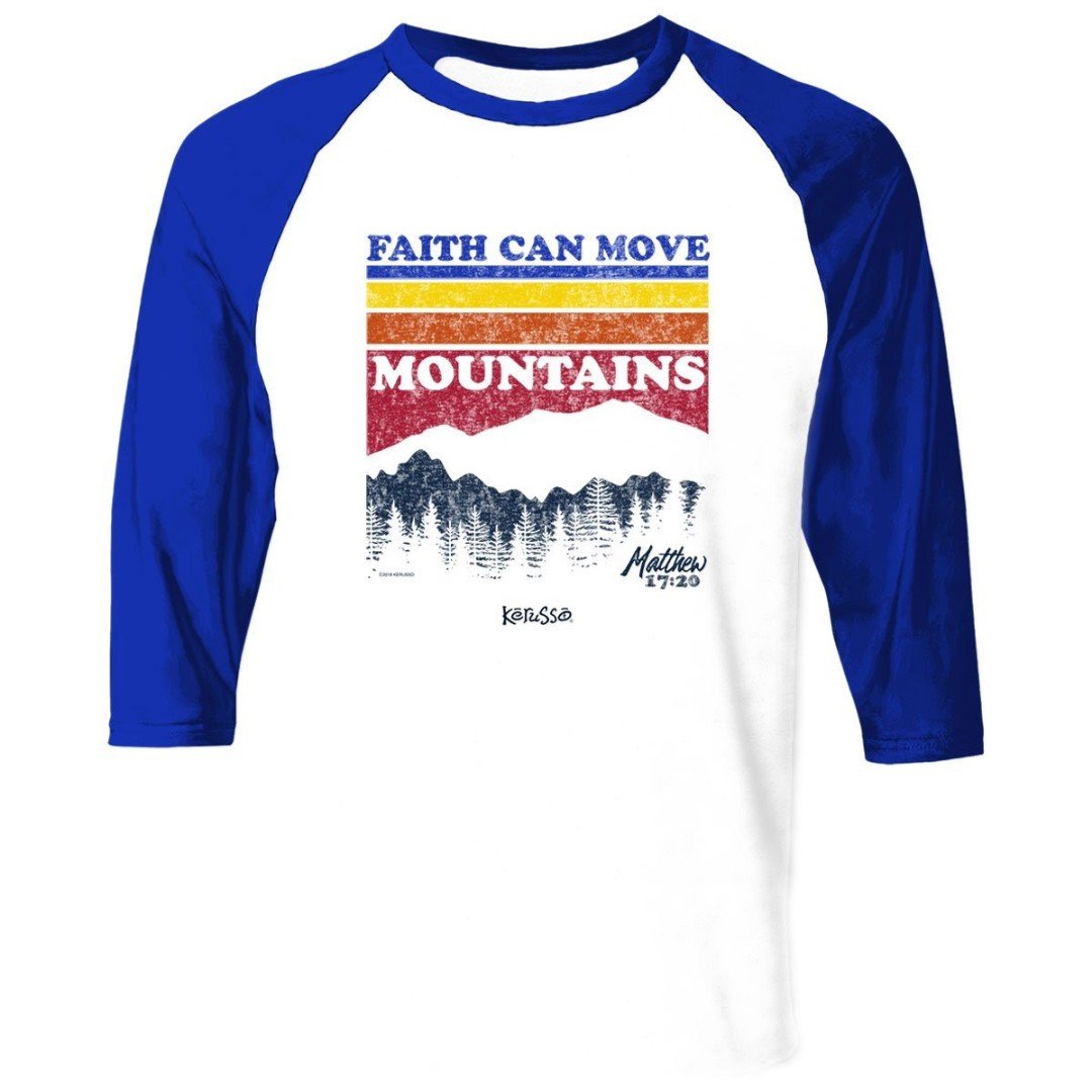 Mountain Stripes Raglan T-Shirt, 2XLarge
