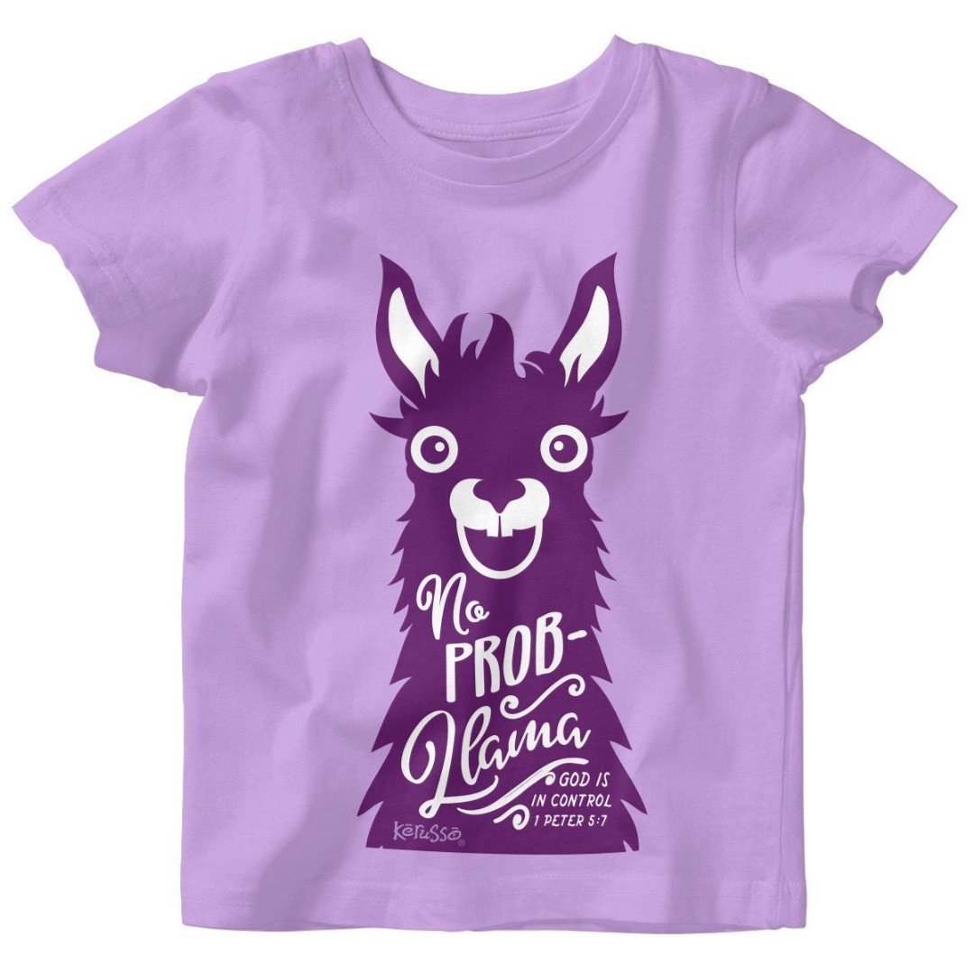 No Prob-Llama Baby T-Shirt 18 Months