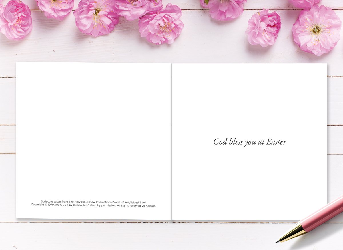 Compassion Christian Charity Easter Cards: Lilies (Pack of 8)