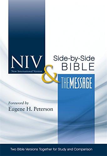 NIV & The Message Side-by-side Hardback Bible