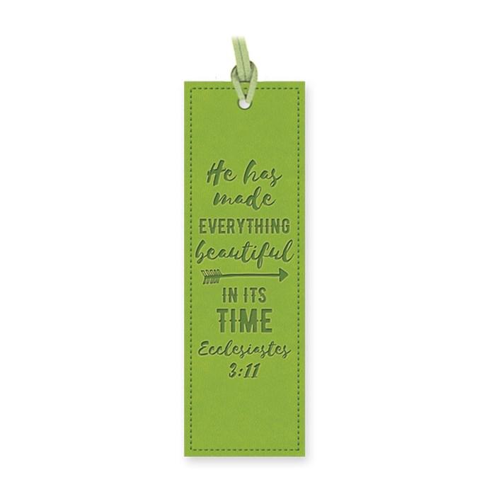Lux Leather Bookmark: He Has Made Everything Beautiful