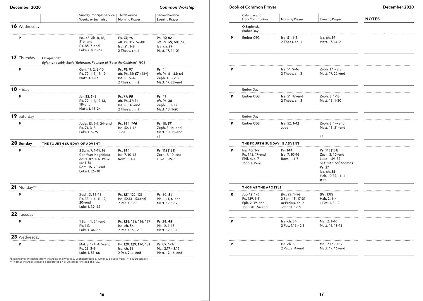Common Worship Lectionary 2021, Spiral Bound