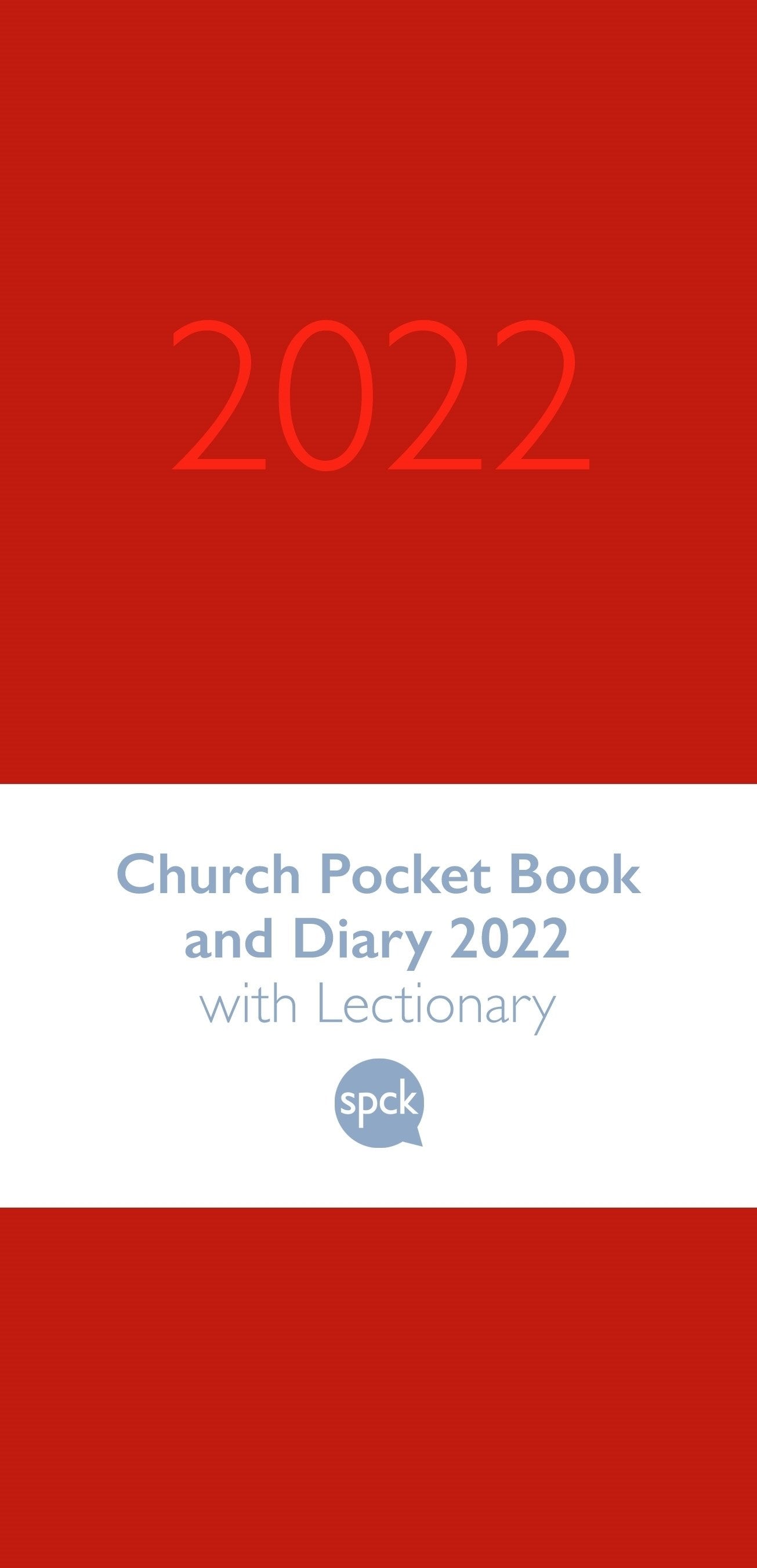 Church Pocket Book and Diary 2022, Red
