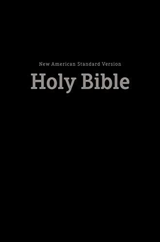 NASB Value Pew and Worship Bible, Black, Comfort Print