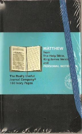 KJV Gospel of Matthew Journal Moleskin
