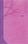 NKJV God Girl Bible Pink and Purple Imitation Leather - N/A - Re-vived.com