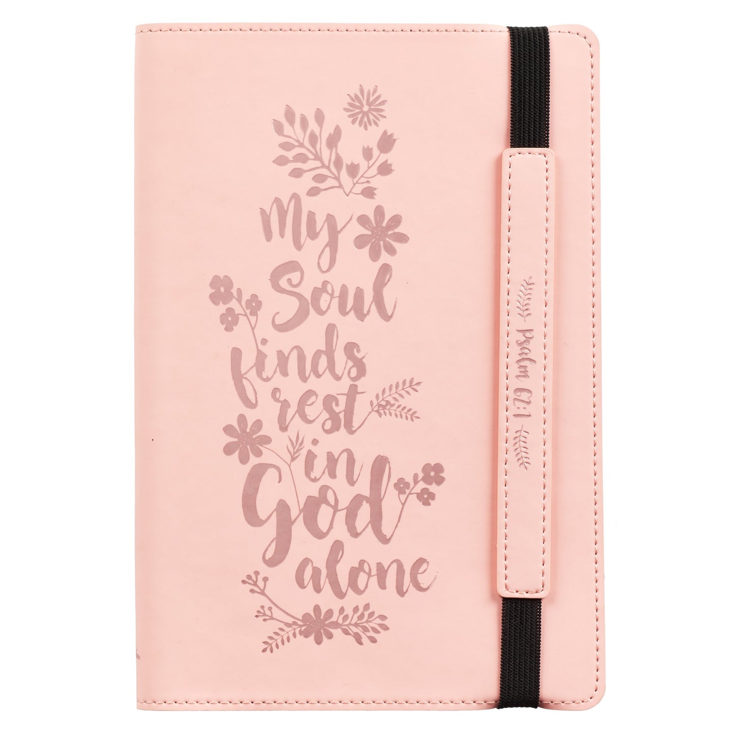 Soul Finds Rest Dot Grid Journal with Elastic Closure