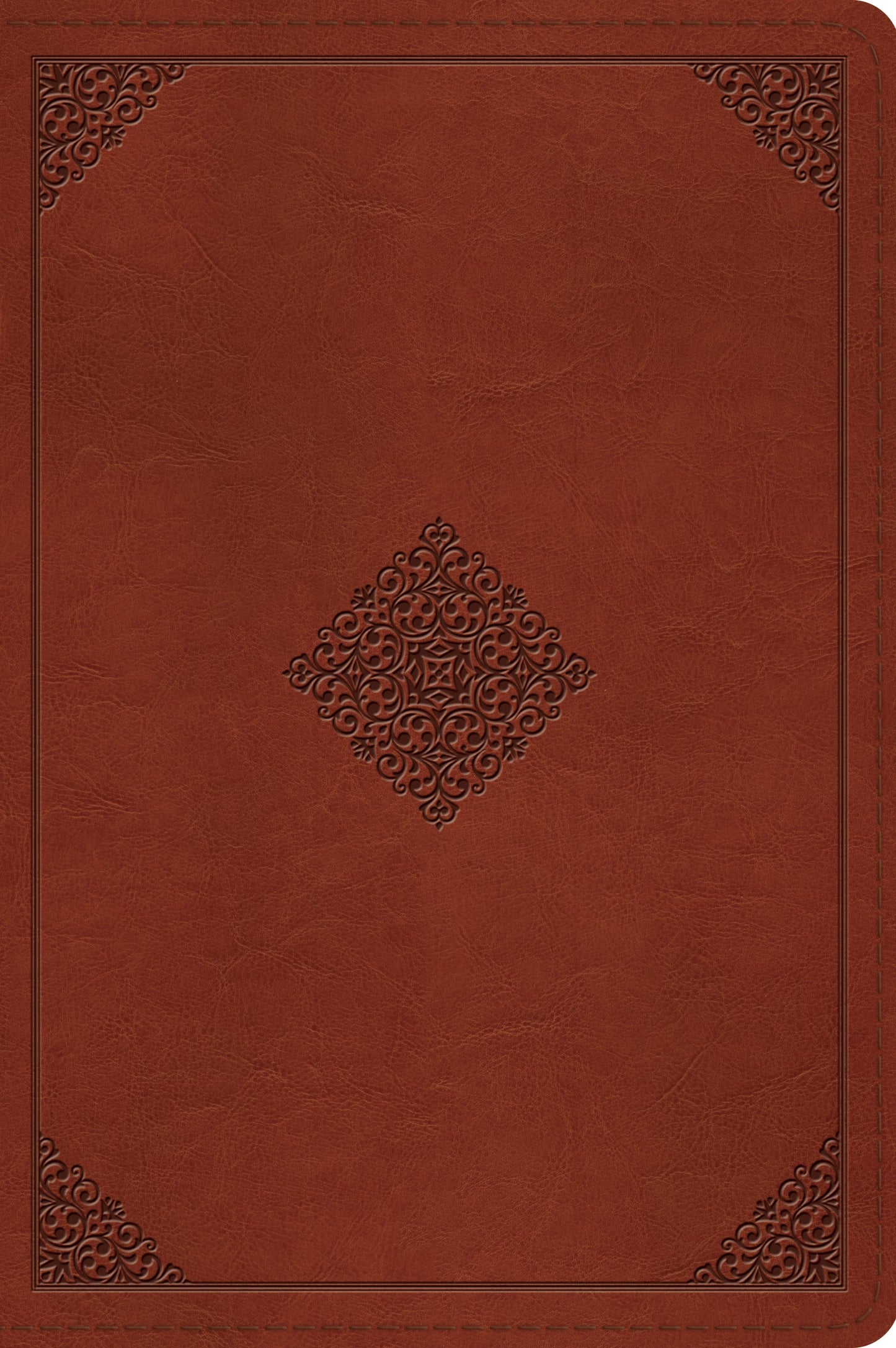 ESV Large Print Bible (TruTone, Tan, Ornament Design)