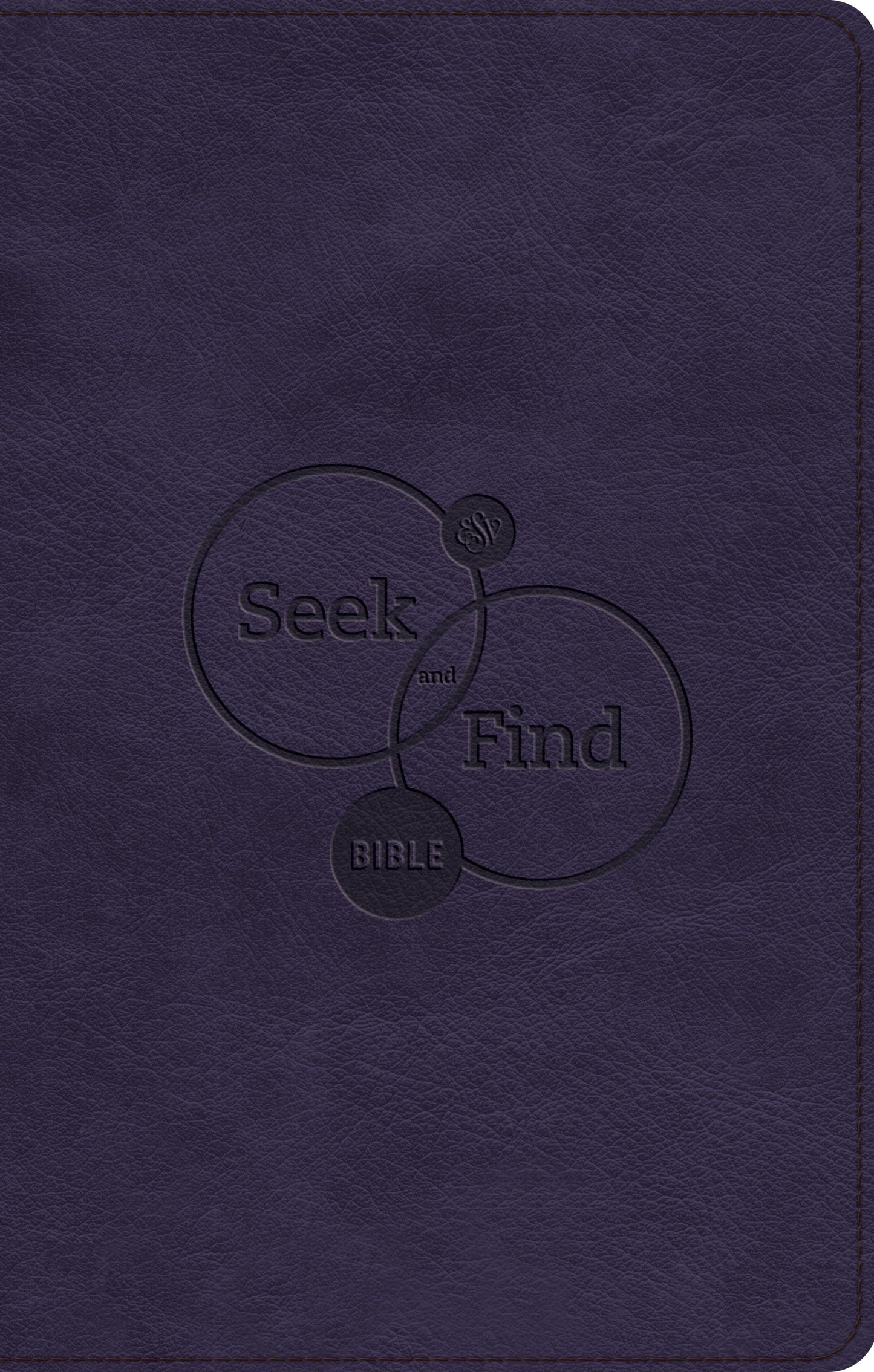 ESV Seek and Find Bible Imitation Leather, Purple