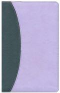 KJV UltraThin Reference Bible Grey/Periwinkle Imitation Leather - N/A - Re-vived.com