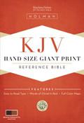 KJV Hand Size Giant Print Reference Bible Brown Terracotta LeatherTouch - N/A - Re-vived.com