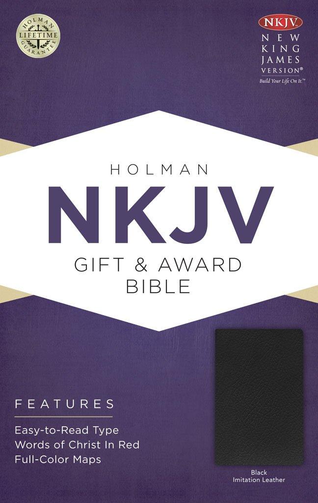 NKJV Gift And Award Bible Black Imitation Leather