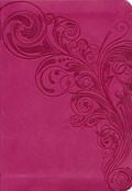 NKJV Large Print Compact Reference Bible Pink LeatherTouch - N/A - Re-vived.com