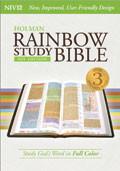 NIV Rainbow Study Bible Indexed Hardback - N/A - Re-vived.com