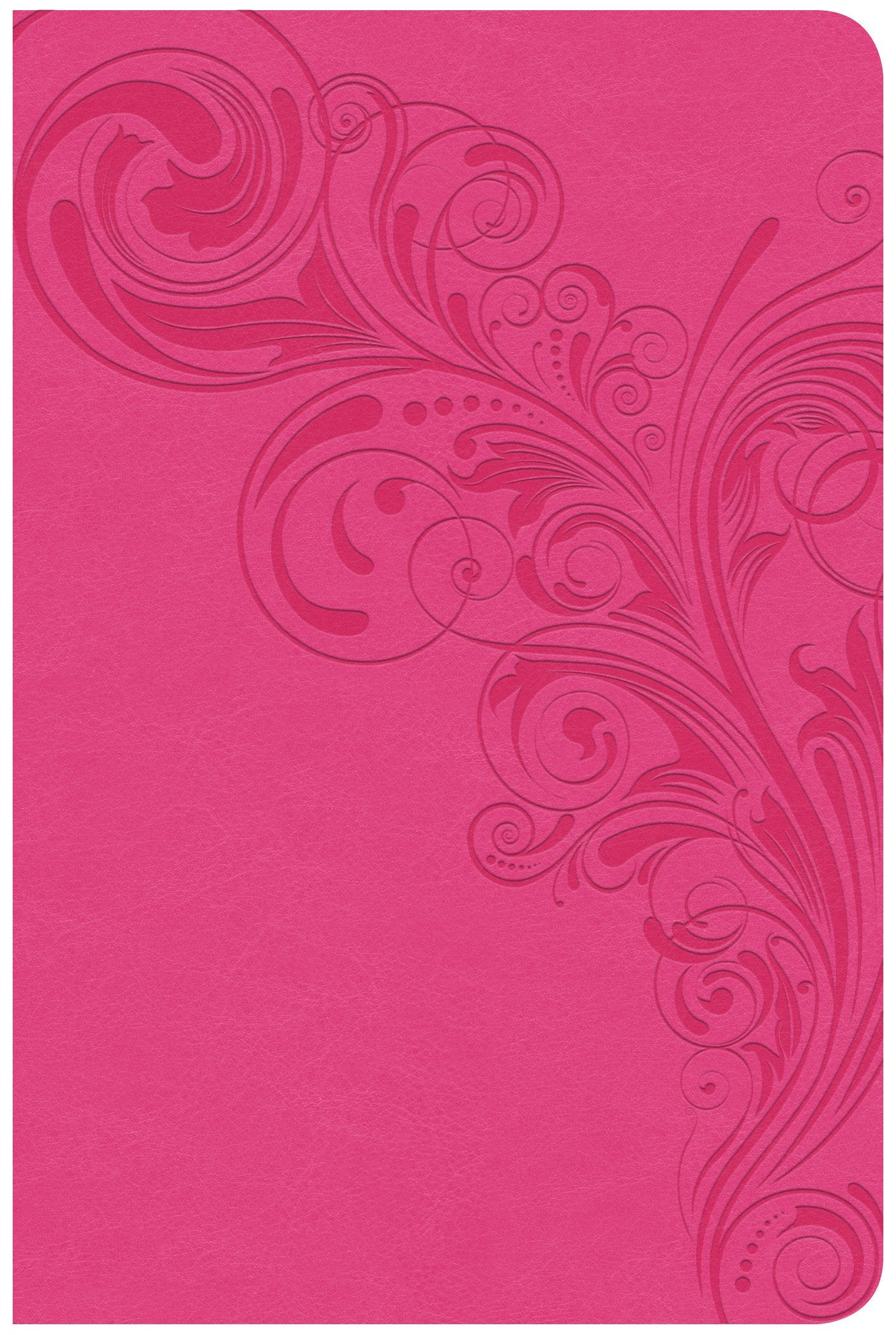 CSB Compact Ultrathin Reference Bible, Pink Leathertouch