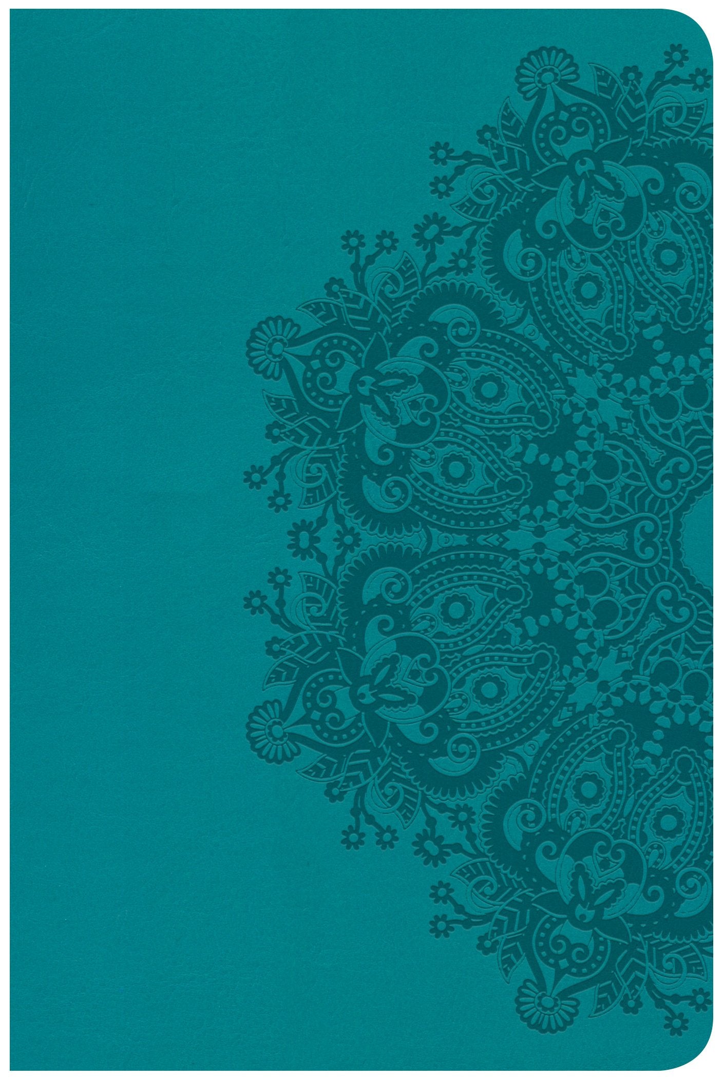 CSB Compact Ultrathin Reference Bible, Teal Leathertouch