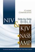 NIV, KJV, NASB & Amplified Classic Comparative Side-by-Side Bible - N/A - Re-vived.com