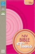 NIV Bible For Teens Hot Pink/Pink Italian Duo-Tone Flexible Cloth - N/A - Re-vived.com