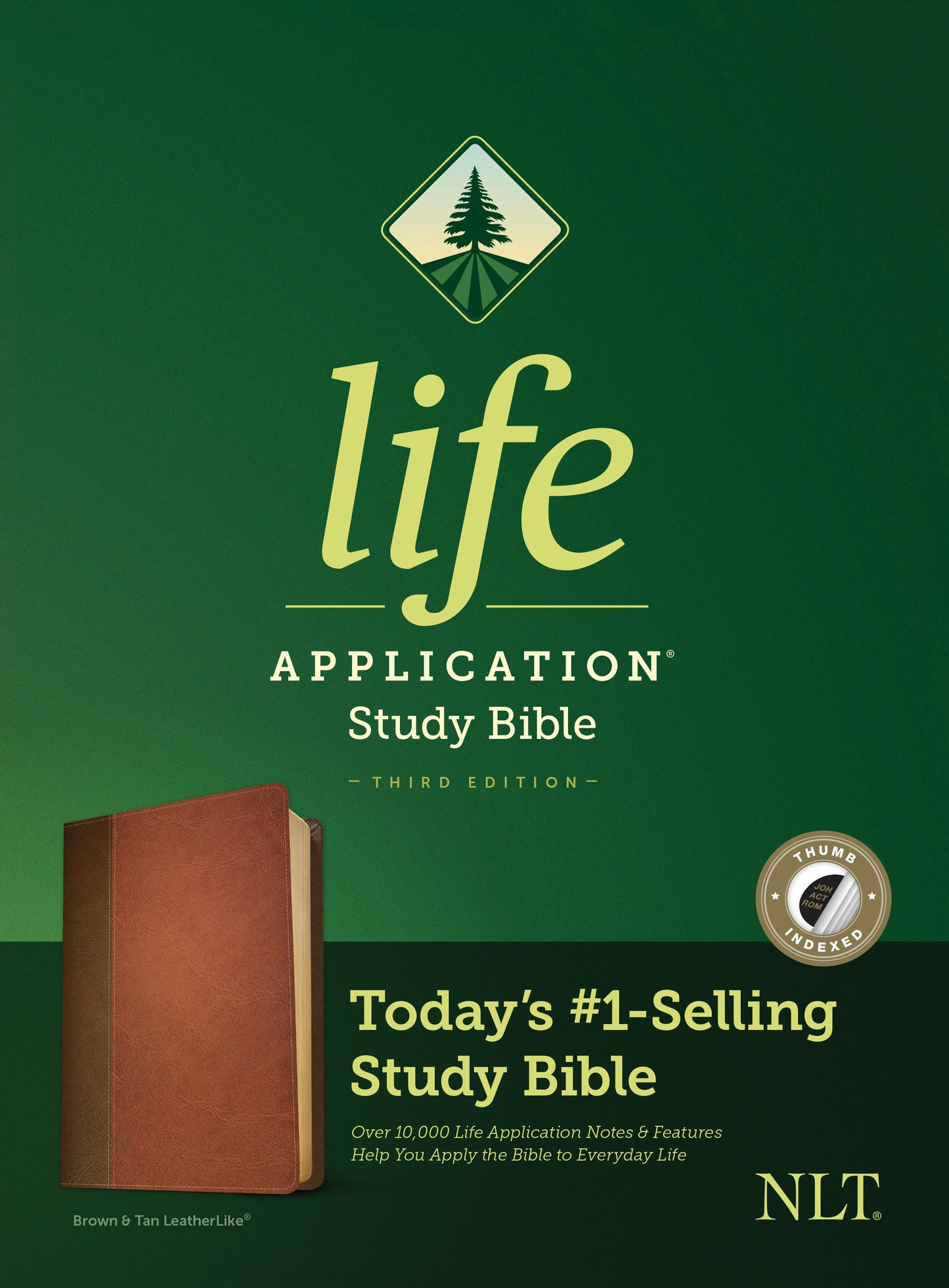 NLT Life Application Study Bible, Third Edition (Imitation Leather, Brown/Mahogany, Indexed)