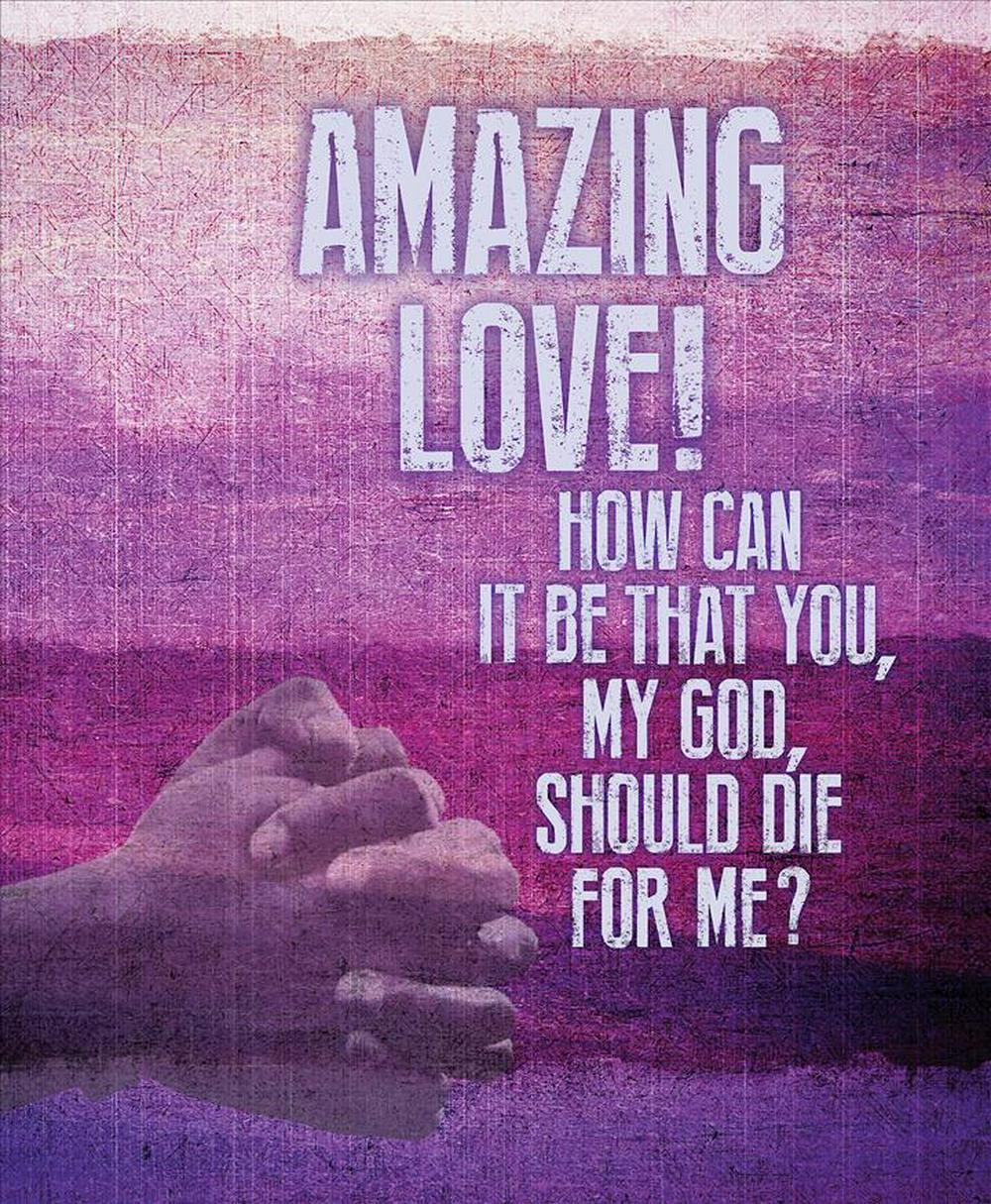 Amazing Love Images Bulletin, Large (Pkg of 50