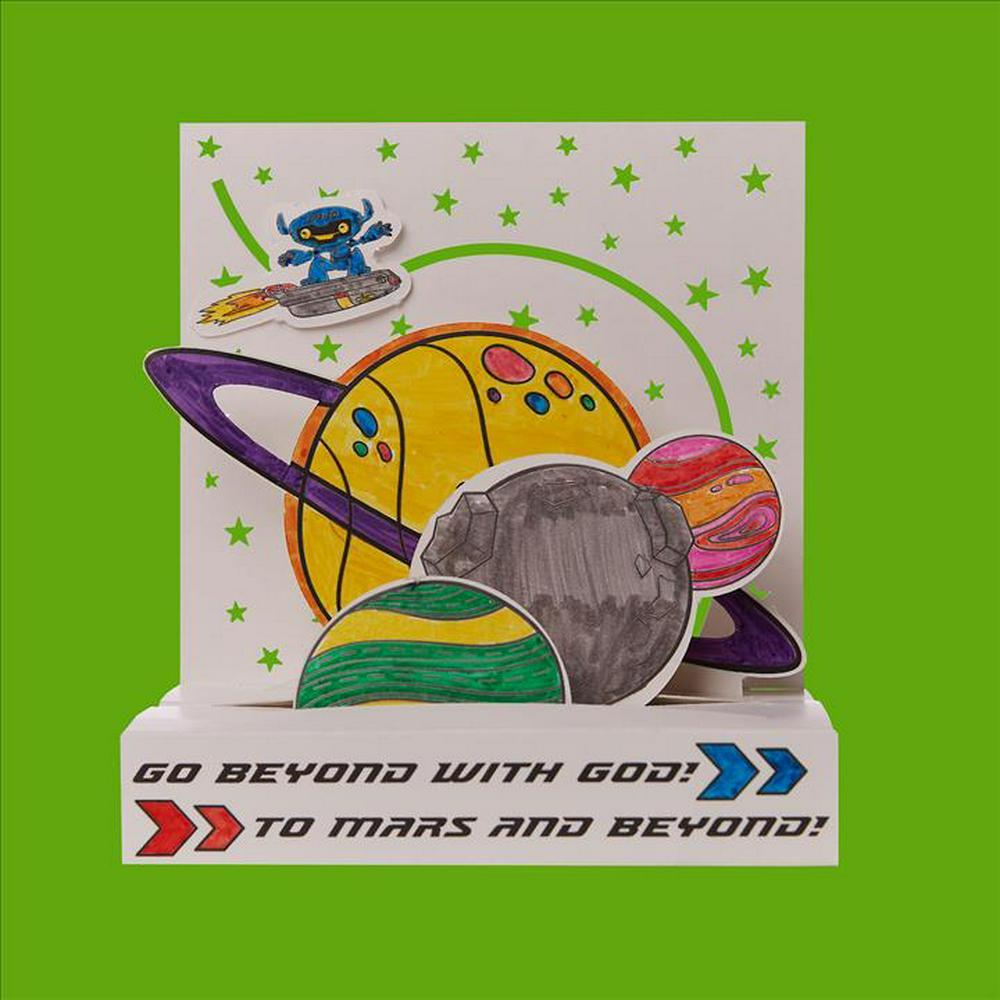 VBS 2019 3D Planet Scene Craft Kit (Pkg of 12)