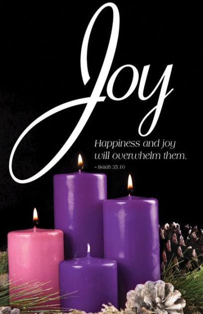 Joy Advent Candle Sunday 3 Bulletin (Pkg of 50)