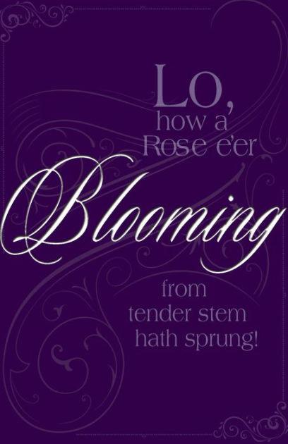 Blooming Advent Hymn Bulletin (Pkg of 50)