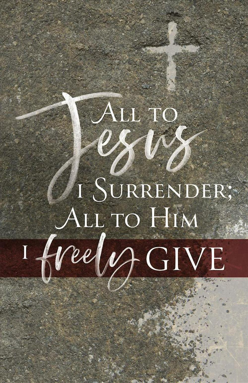 All to Jesus Ash Wednesday Bulletin (Pkg of 50)