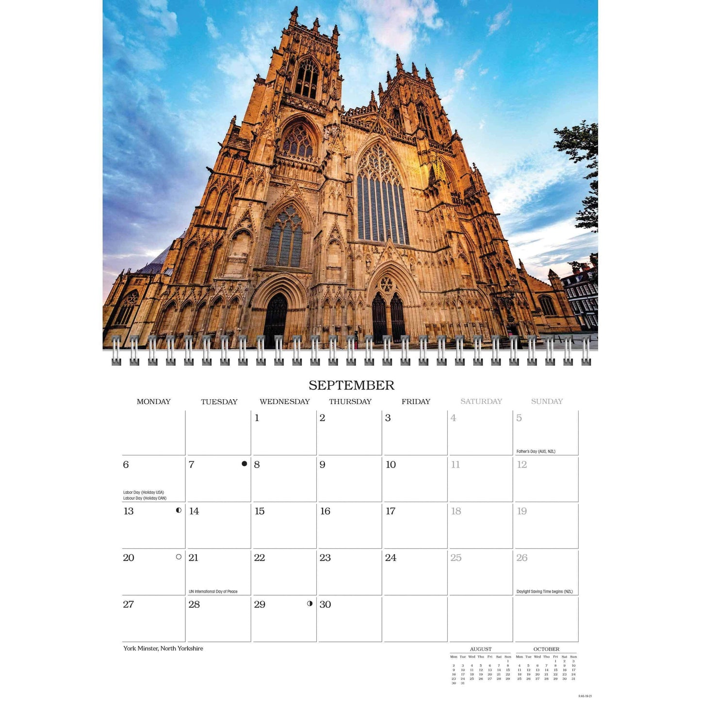Cathedrals and Abbeys Calendar 2021