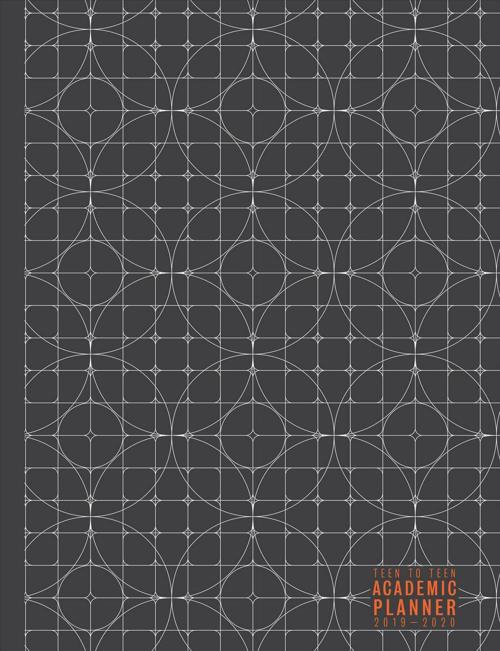 Teen to Teen Academic Planner 2019-2020, Charcoal Graph