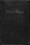 KJV Giant Print Reference Bible Indexed Black Imitation Leather - N/A - Re-vived.com