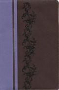 NIV Rainbow Study Bible Brown and Lavender LeatherTouch - N/A - Re-vived.com