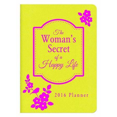 2016 Planner The Woman's Secret Of A Happy Life Imitation Leather - Donna Maltese - Re-vived.com